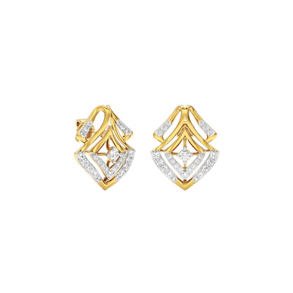 Jocelyn Diamond Earrings 18 KT / Yellow Gold