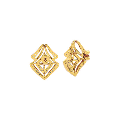 Jocelyn Diamond Earrings 18 KT / Yellow Gold