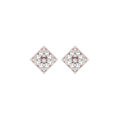 Zena Diamond Earrings 18 KT / Rose Gold