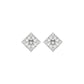 Zena Diamond Earrings 18 KT / White Gold