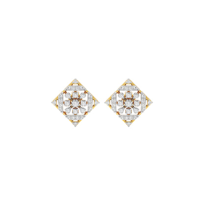 Zena Diamond Earrings 18 KT / Yellow Gold