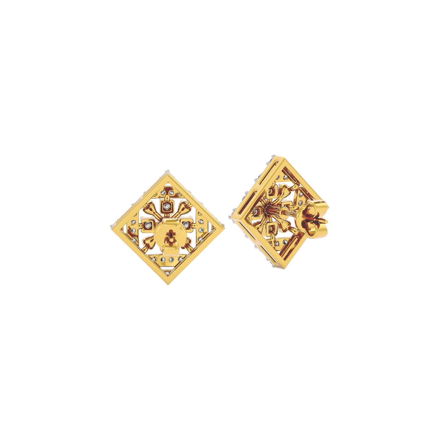 Zena Diamond Earrings 18 KT / Yellow Gold