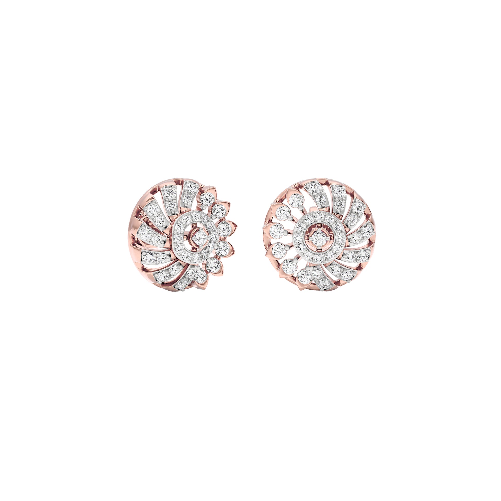 Valeria Diamond Earrings 18 KT / Rose Gold