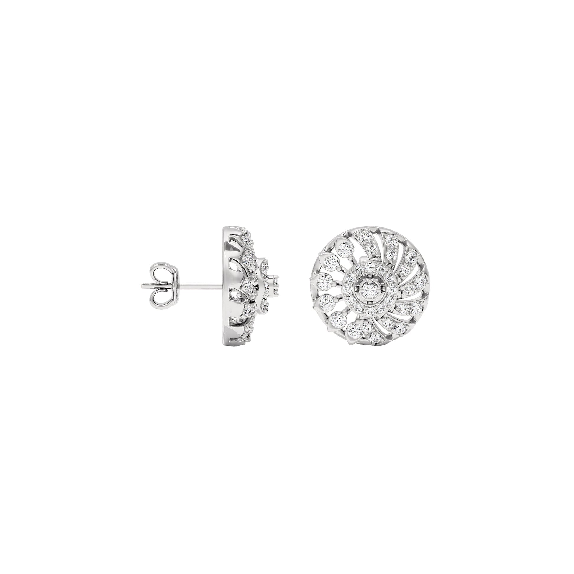 Valeria Diamond Earrings 18 KT / White Gold