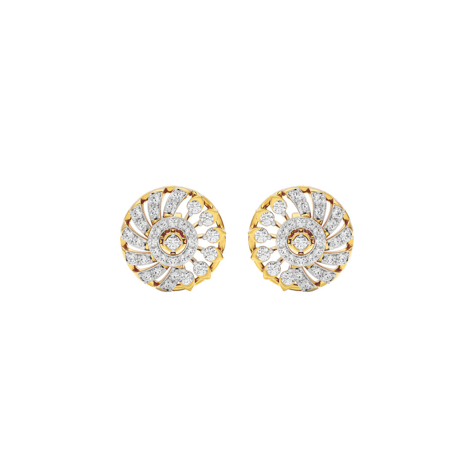 Valeria Diamond Earrings 18 KT / Yellow Gold