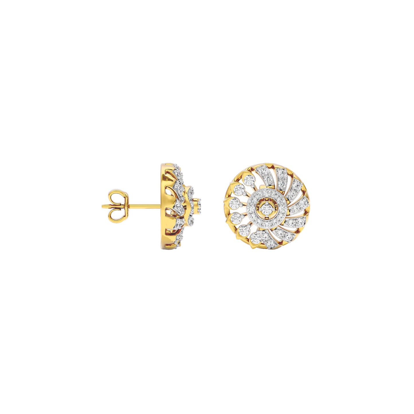 Valeria Diamond Earrings 18 KT / Yellow Gold
