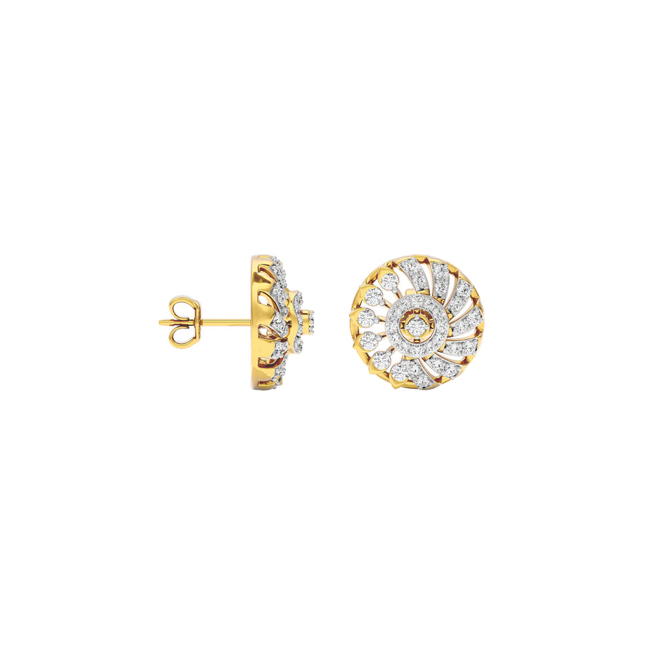 Valeria Diamond Earrings 18 KT / Yellow Gold