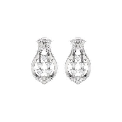 Gabrielle Diamond Earrings 18 KT / White Gold