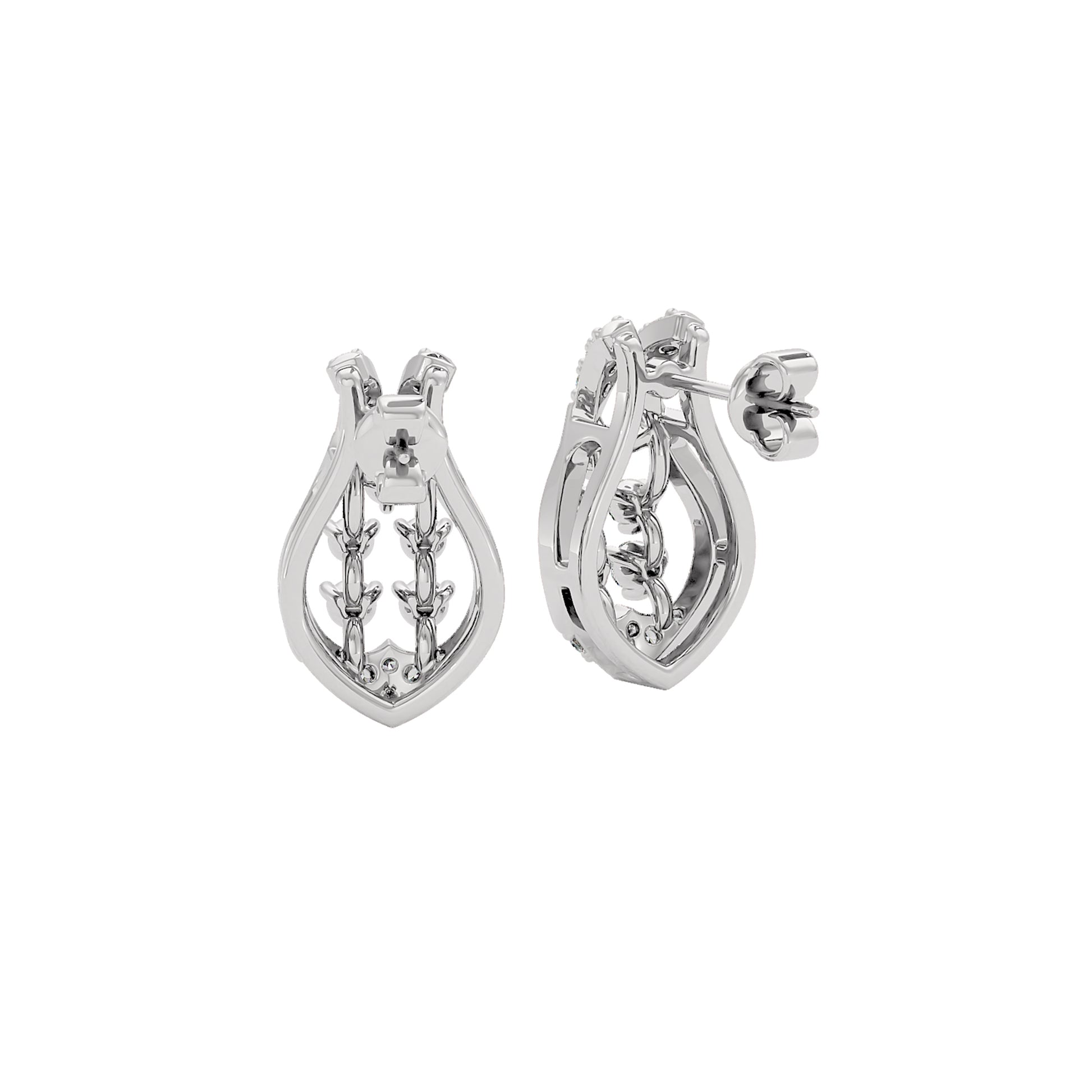 Gabrielle Diamond Earrings 18 KT / White Gold
