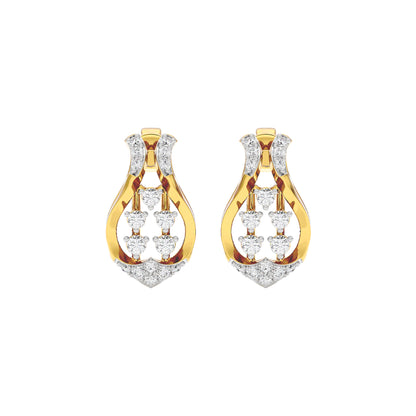 Gabrielle Diamond Earrings 18 KT / Yellow Gold
