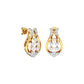 Gabrielle Diamond Earrings 18 KT / Yellow Gold