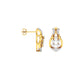 Gabrielle Diamond Earrings 18 KT / Yellow Gold