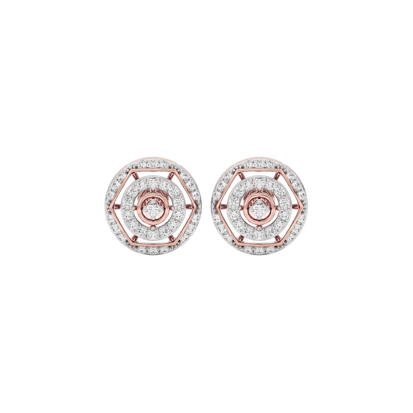 Indira Diamond Earrings 18 KT / Rose Gold