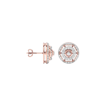 Indira Diamond Earrings 18 KT / Rose Gold