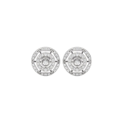 Indira Diamond Earrings 18 KT / White Gold