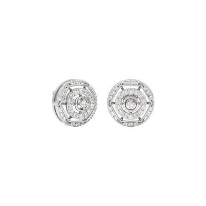 Indira Diamond Earrings 18 KT / White Gold