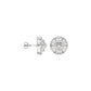 Indira Diamond Earrings 18 KT / White Gold