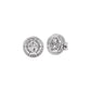 Indira Diamond Earrings 18 KT / White Gold