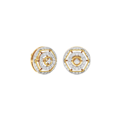 Indira Diamond Earrings 18 KT / Yellow Gold