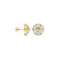 Indira Diamond Earrings 18 KT / Yellow Gold