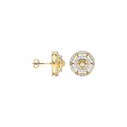 Indira Diamond Earrings 18 KT / Yellow Gold