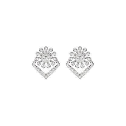 LiteLuxe Diamond Earrings 18 KT / White Gold