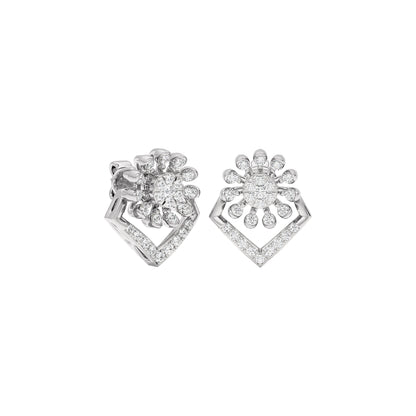 LiteLuxe Diamond Earrings 18 KT / White Gold