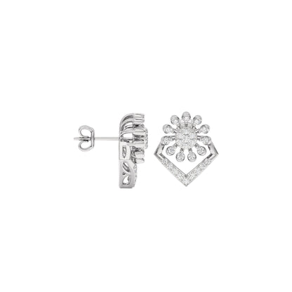 LiteLuxe Diamond Earrings 18 KT / White Gold