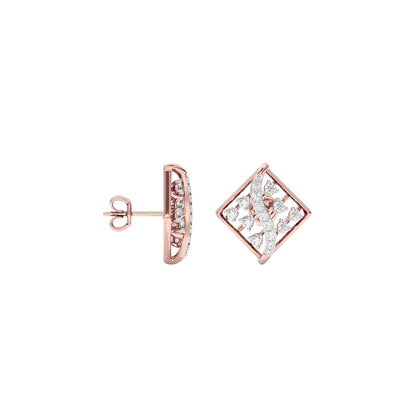 Camilla Diamond Earrings 18 KT / Rose Gold