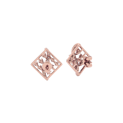 Camilla Diamond Earrings 18 KT / Rose Gold