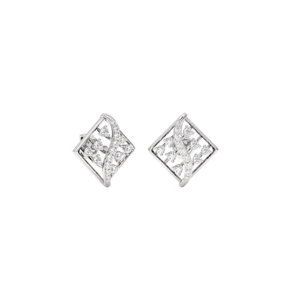 Camilla Diamond Earrings 18 KT / White Gold