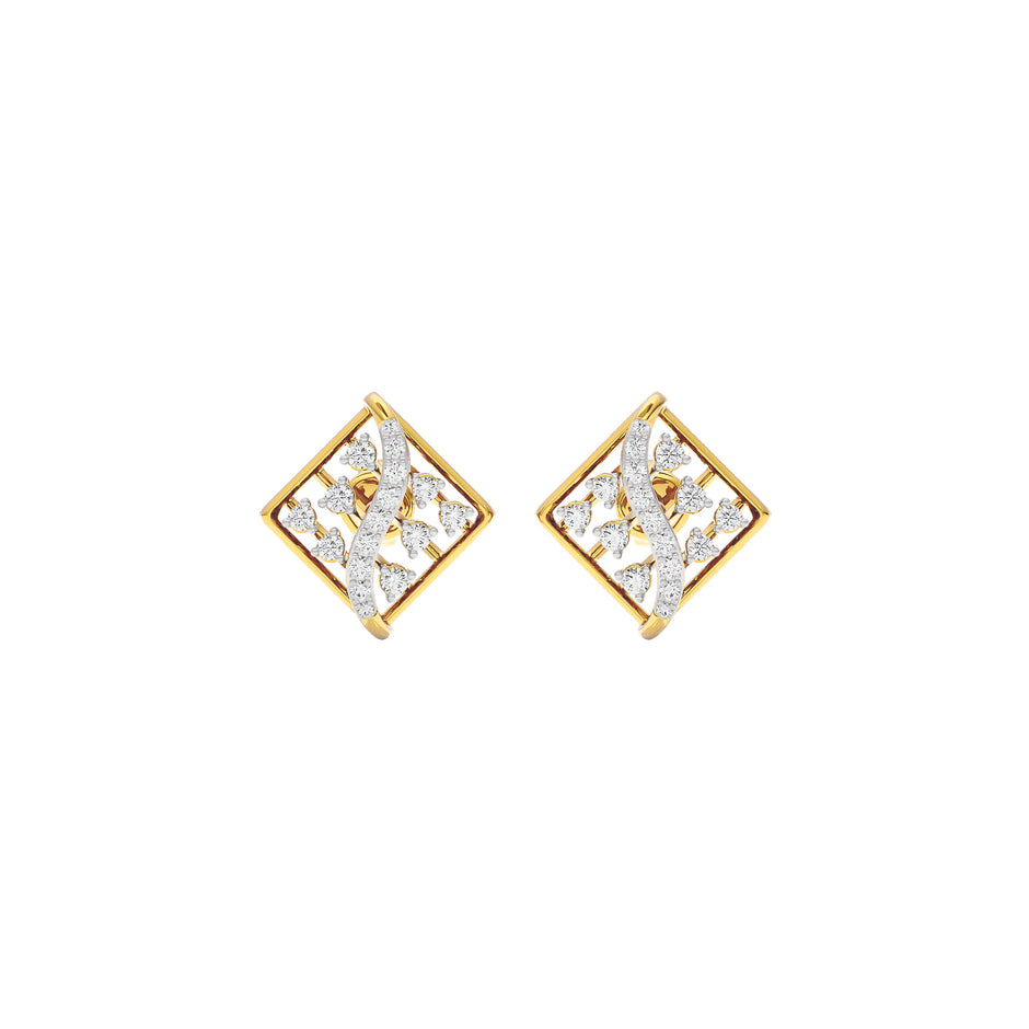Camilla Diamond Earrings 18 KT / Yellow Gold