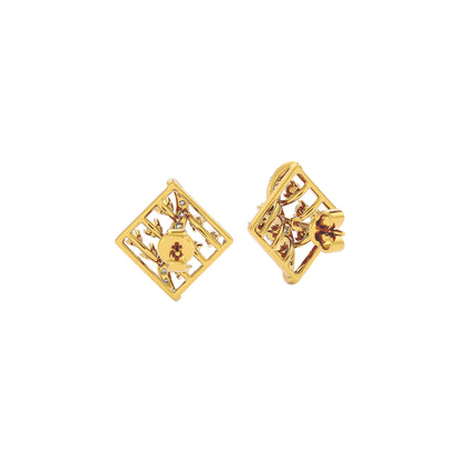 Camilla Diamond Earrings 18 KT / Yellow Gold