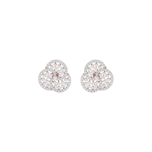 Glam Gems Diamond Earrings 18 KT / Rose Gold