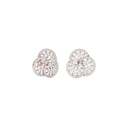 Glam Gems Diamond Earrings 18 KT / Rose Gold