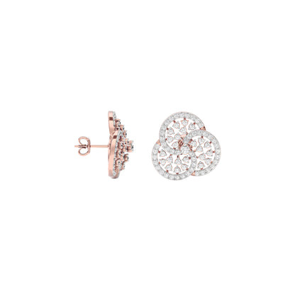 Glam Gems Diamond Earrings 18 KT / Rose Gold