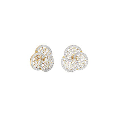 Glam Gems Diamond Earrings 18 KT / Yellow Gold