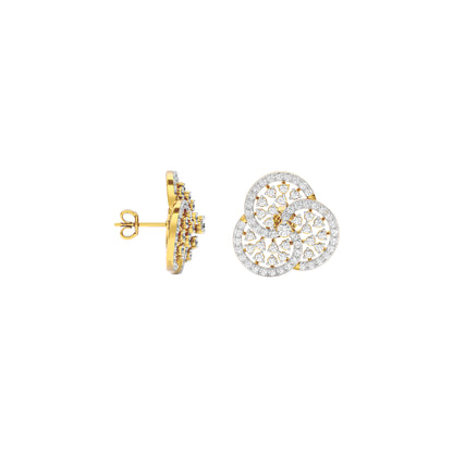 Glam Gems Diamond Earrings 18 KT / Yellow Gold