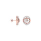 Gleaming Ripples Diamond Earrings 18 KT / Rose Gold