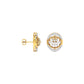 Gleaming Ripples Diamond Earrings 18 KT / Yellow Gold