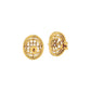 Gleaming Ripples Diamond Earrings 18 KT / Yellow Gold