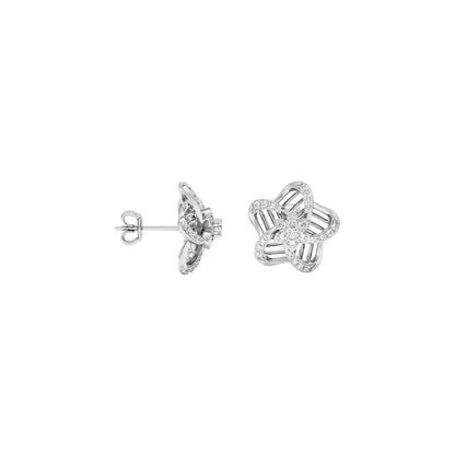 Starlit Diamond Earrings 18 KT / White Gold
