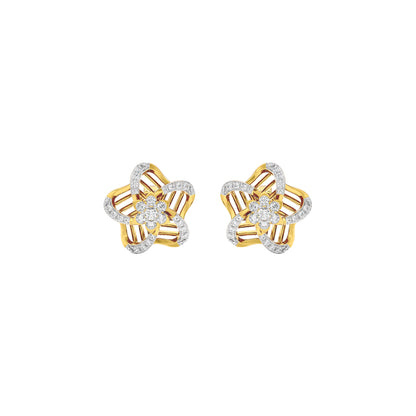 Starlit Diamond Earrings 18 KT / Yellow Gold
