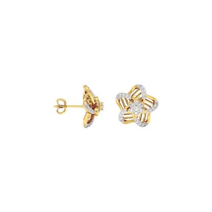 Starlit Diamond Earrings 18 KT / Yellow Gold