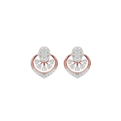 Twilight Glimmer Diamond Earrings 18 KT / Rose Gold