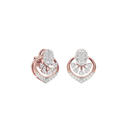 Twilight Glimmer Diamond Earrings 18 KT / Rose Gold