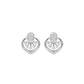 Twilight Glimmer Diamond Earrings 18 KT / White Gold