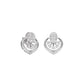 Twilight Glimmer Diamond Earrings 18 KT / White Gold