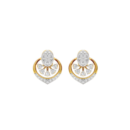 Twilight Glimmer Diamond Earrings 18 KT / Yellow Gold