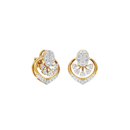 Twilight Glimmer Diamond Earrings 18 KT / Yellow Gold